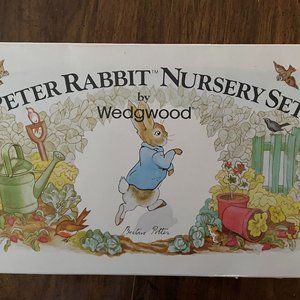 Vintage Peter Rabbit Nursery Set by Wedgewood and Beatrix Potter Designs